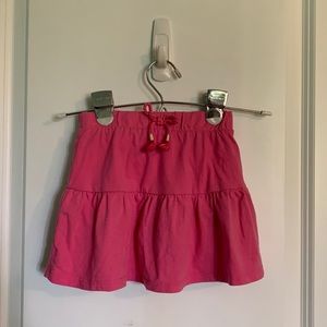 Pink Cotton Knit Skort